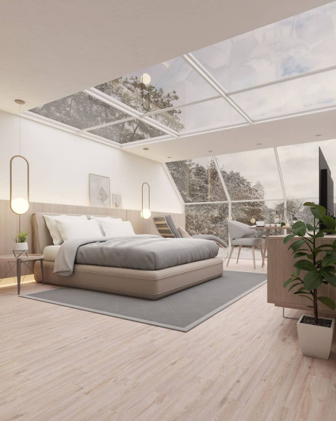 Rendered Getaway Cabin